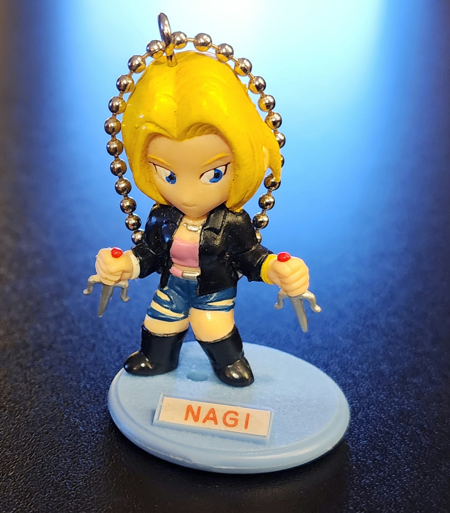 Nagi Hojo Last Bronx Sega Gals Collection Keychain Figure