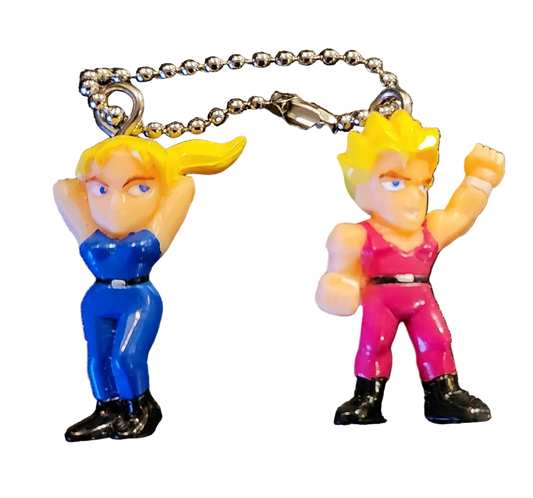 Sarah and Jacky Bryant Virtua Fighter 2 Vintage Sega Keychains (2-Pack)