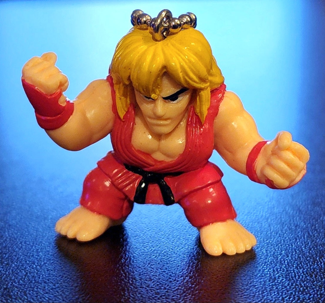 Ken Masters Street Fighter 2 Vintage Keychain