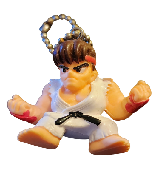 Ryu Street Fighter II Vintage Keychain Figure