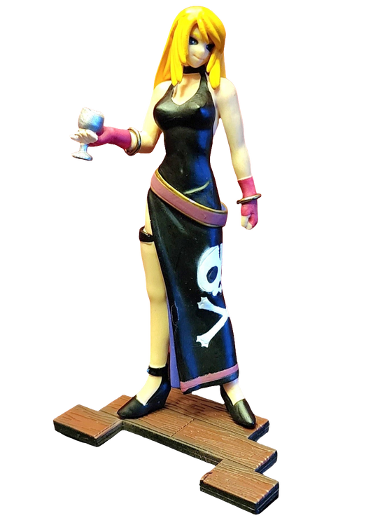 B. Jenet Garou: Mark of the Wolves SNK SR Series Gashapon Figure (Black Version)