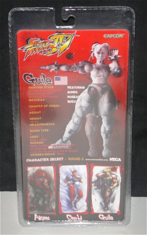 Guile NECA Action Figure (Charlie costume variant)