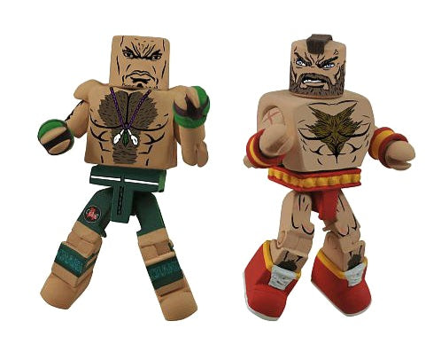 Street Fighter X Tekken MiniMates - Zangief and Craig Marduk