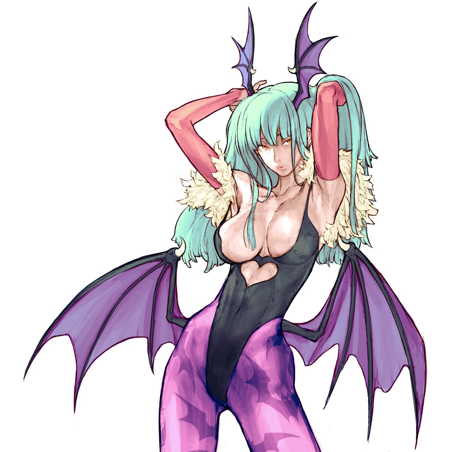 Morrigan Capcom Vs. SNK 2 Gashapon Figure