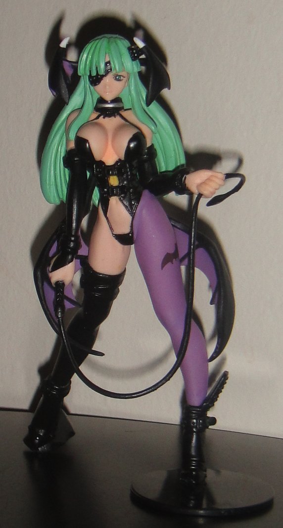 Morrigan Special Alternate Outfit Yujin SR Series Gashapon Figure (Eye Patch Version)