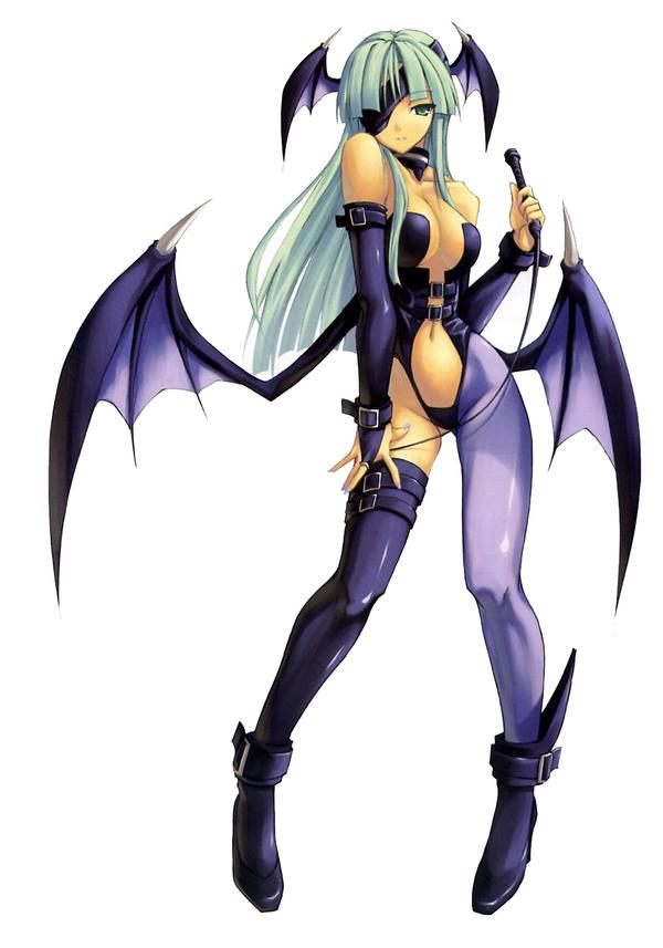 Morrigan Special Alternate Outfit Yujin SR Series Gashapon Figure (Eye Patch Version)