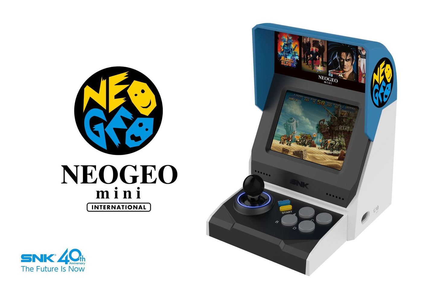 NeoGeo Mini Fightpad - White Version (Sealed)