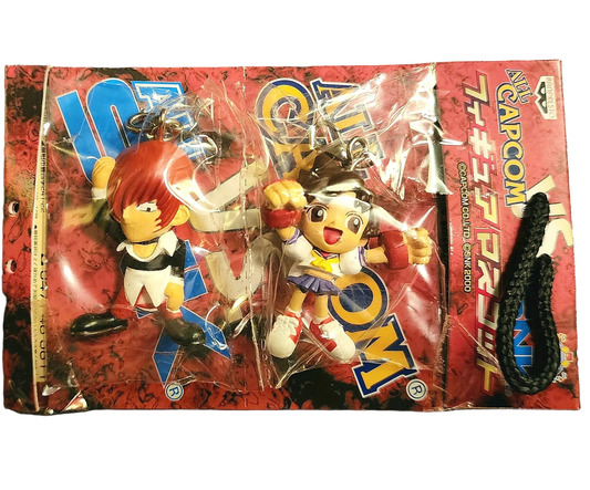 Iori Yagami and Sakura Kasugano "All Capcom Vs. All SNK" Banpresto Keychain Figures (2-Pack)