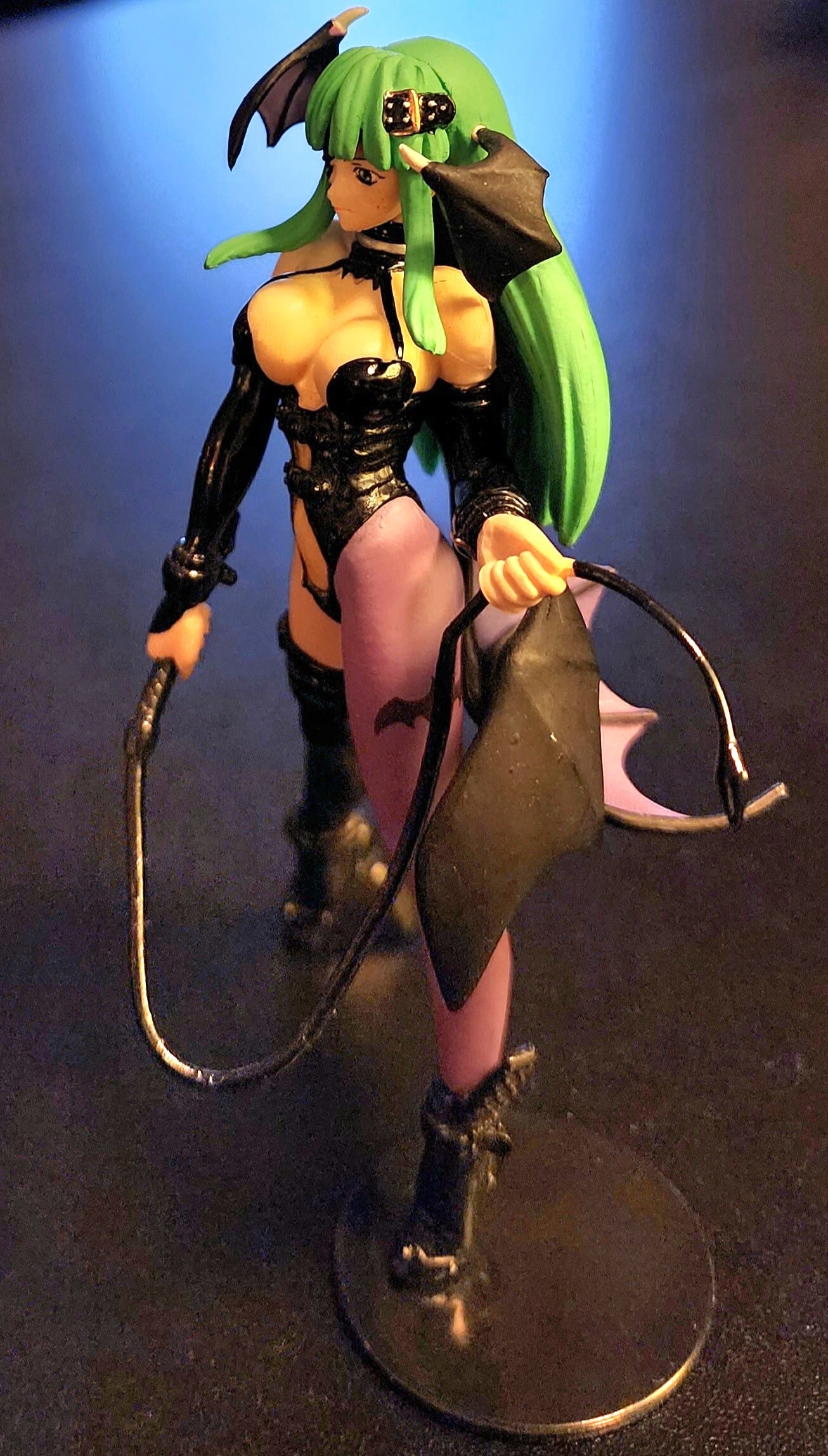 Morrigan Special Alternate Outfit Yujin SR Series Gashapon Figure (Eye Patch Version)