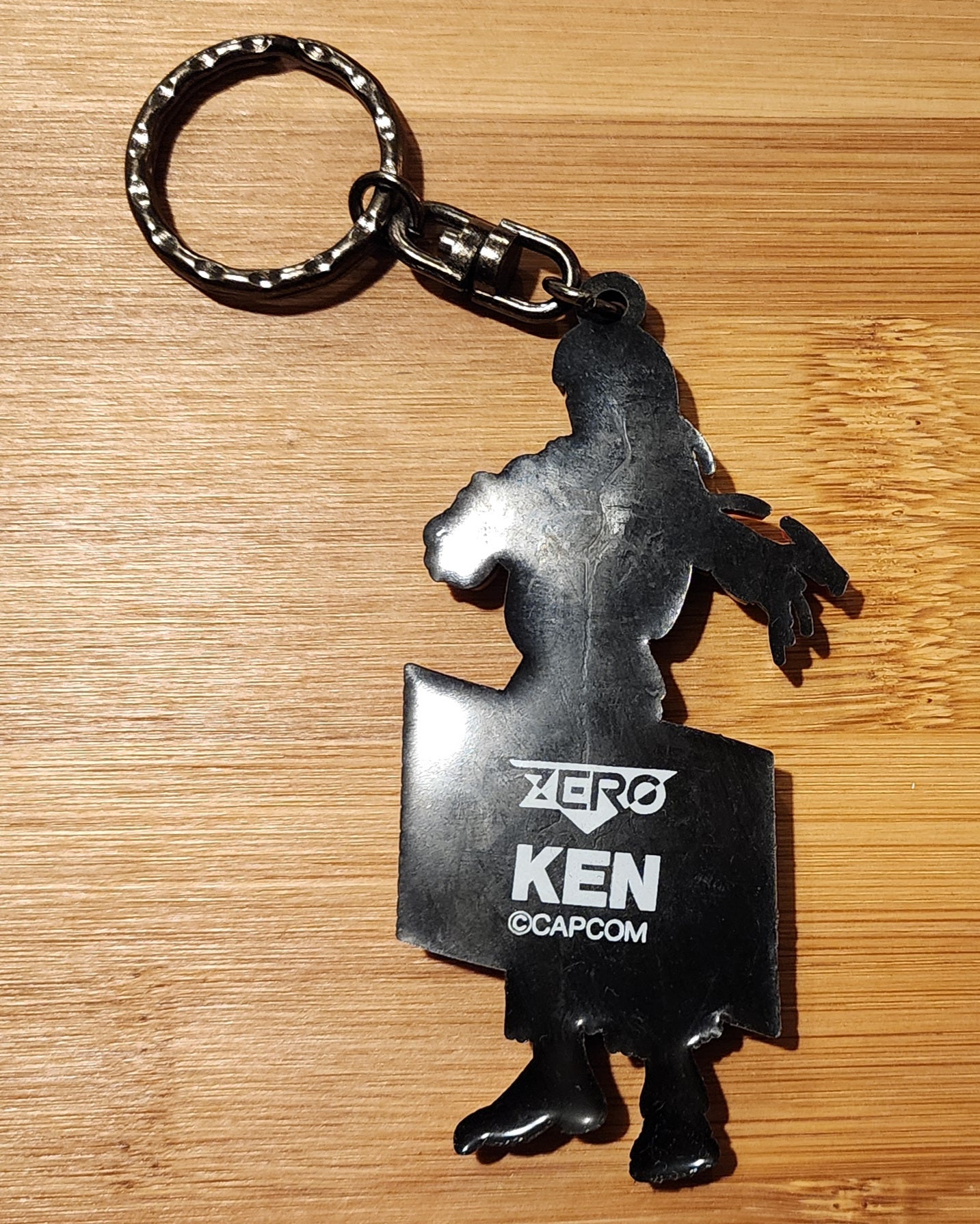 Ken Masters Street Fighter Zero / Alpha Rubber Character Art Keychain