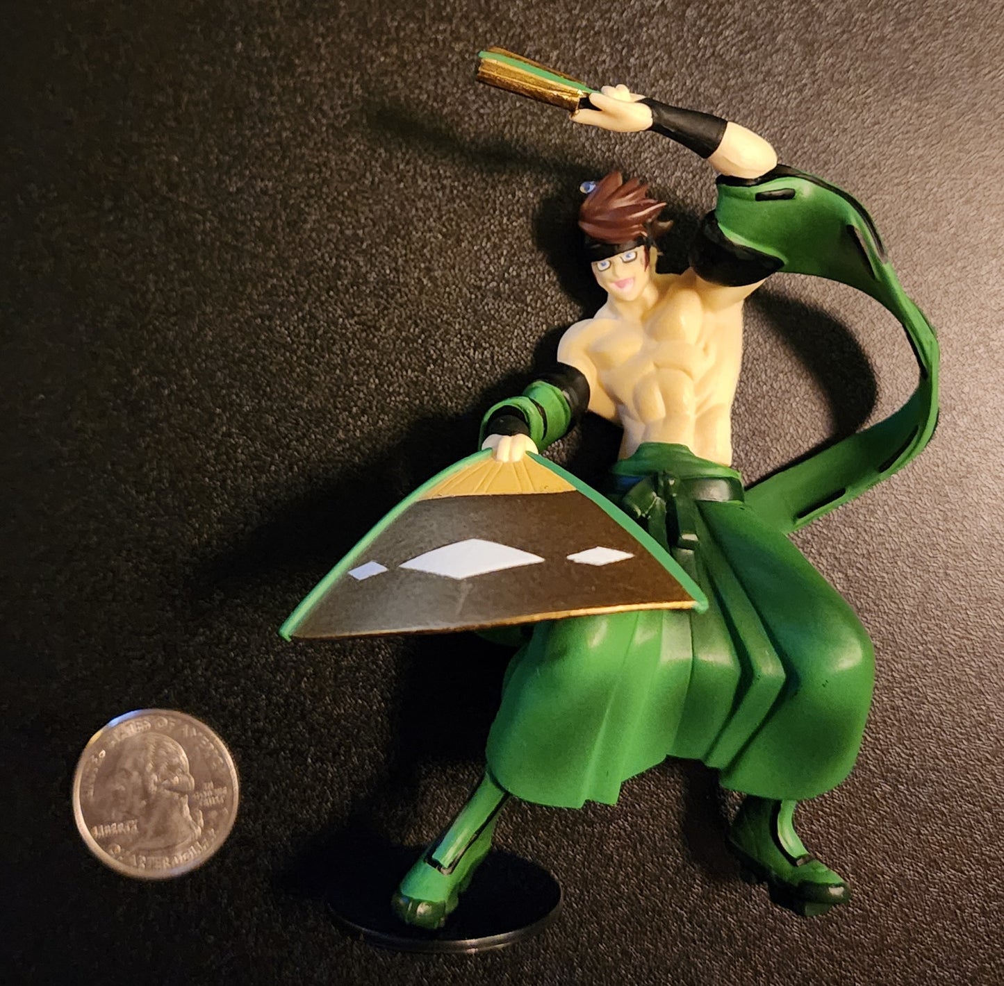 Anji Mito Guilty Gear X Gashapon Figure (Green Version)