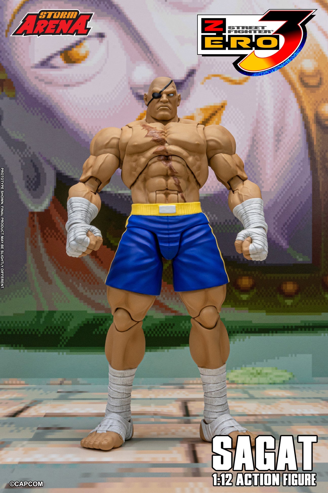 Sagat Street Fighter Alpha 3 Storm Arena Action Figure