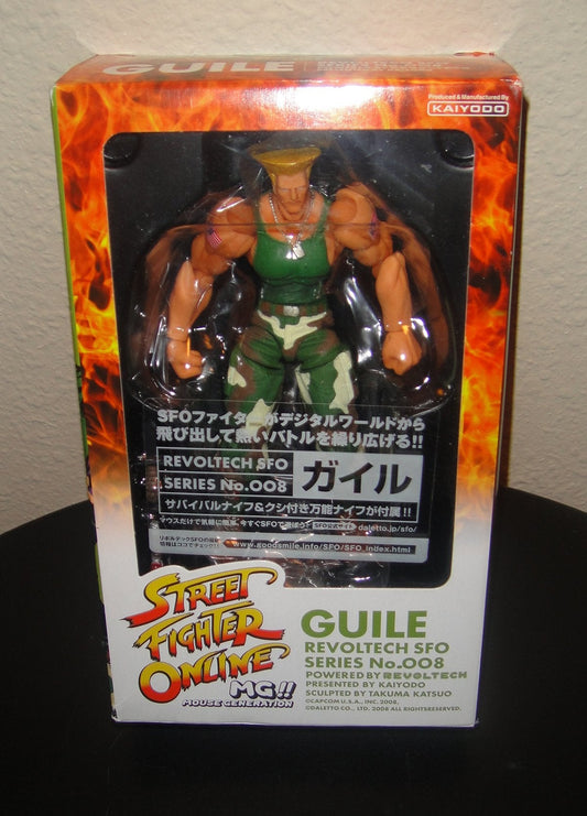 Guile Street Fighter Revoltech Figure (sealed)