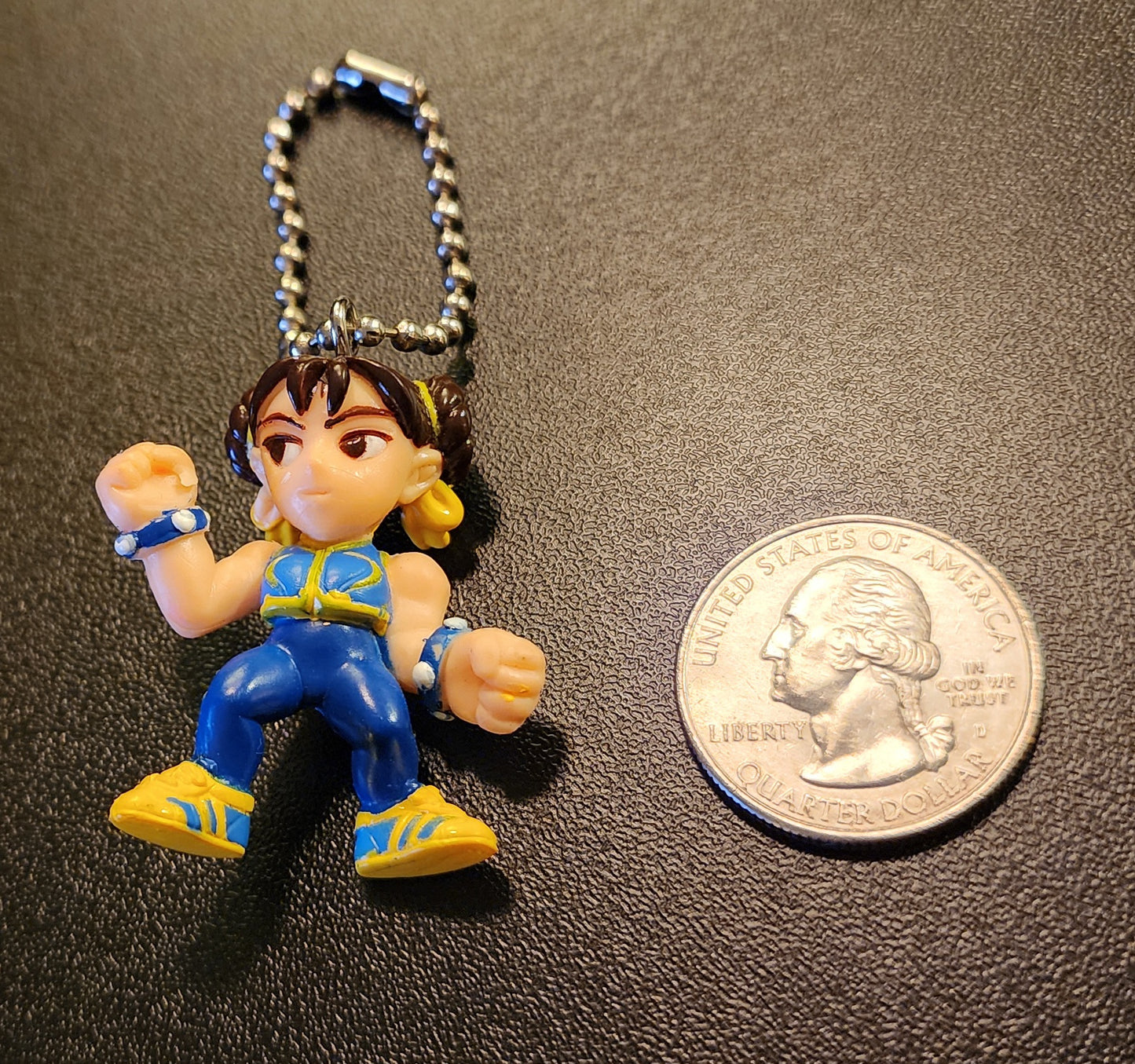 Chun-Li Street Fighter Alpha Vintage Keychain Figure