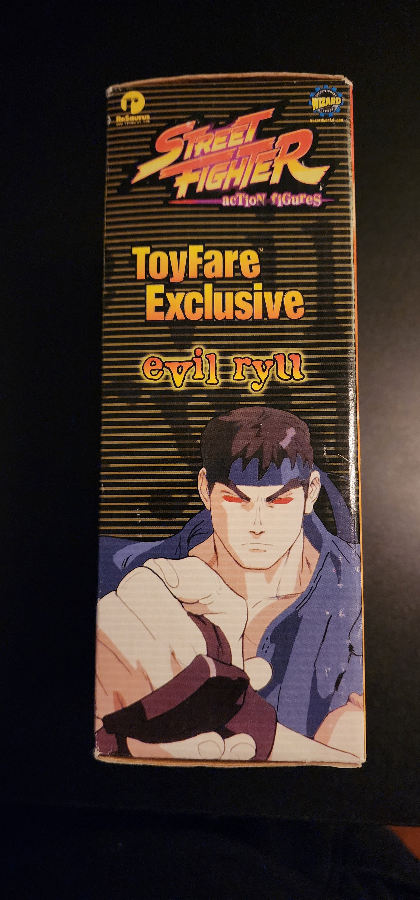 Evil Ryu ToyFare 1999 Exclusive ReSaurus Street Fighter Action Figure (Sealed)