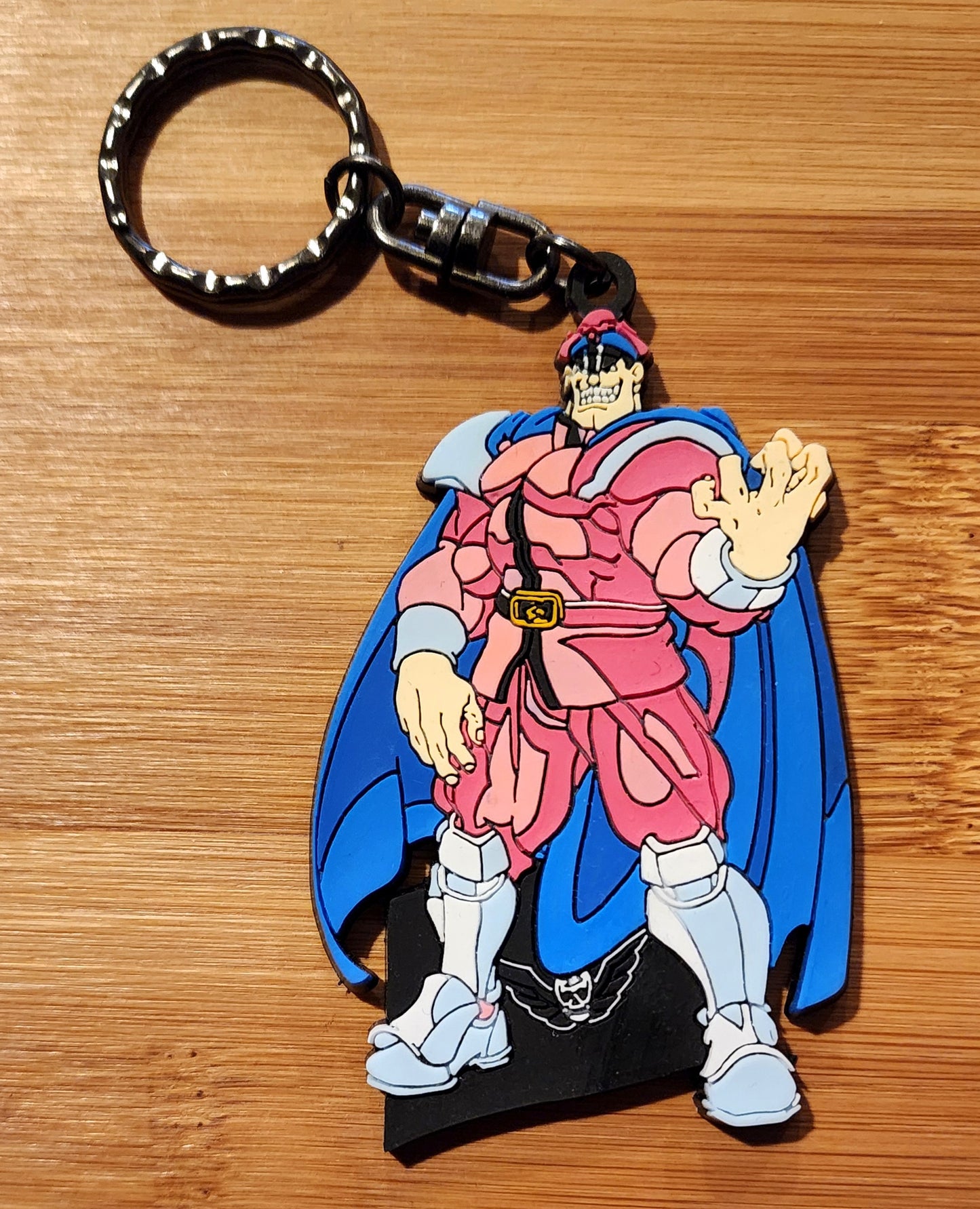 M. Bison / Vega Street Fighter Zero / Alpha Rubber Character Art Keychain