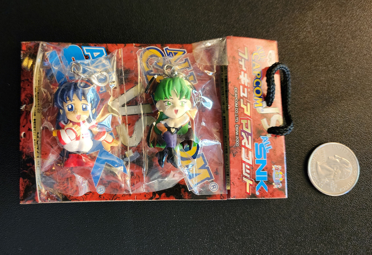 Morrigan and Nakoruru "All Capcom Vs. All SNK" Banpresto Keychain Figures (2-Pack)