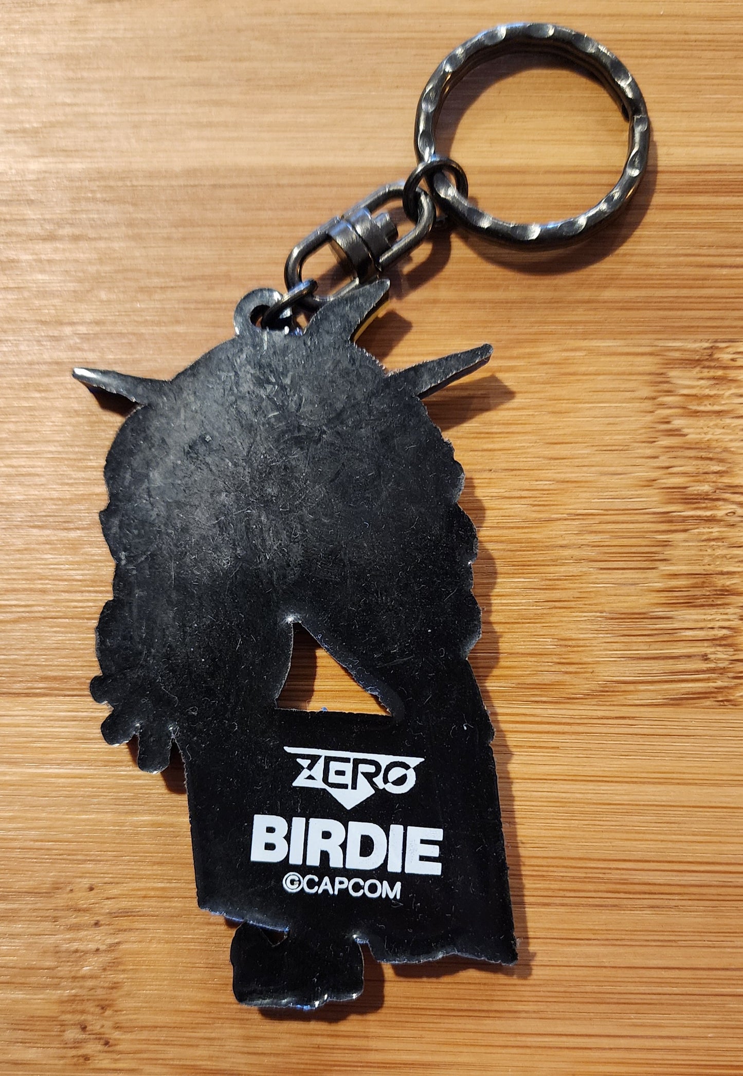 Birdie Street Fighter Zero / Alpha Rubber Character Art Keychain