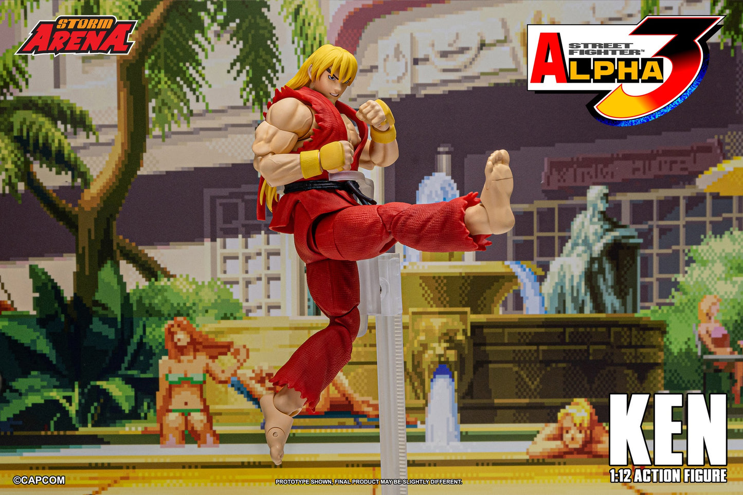 Ken Masters Street Fighter Alpha 3 Storm Collectibles Action Figure