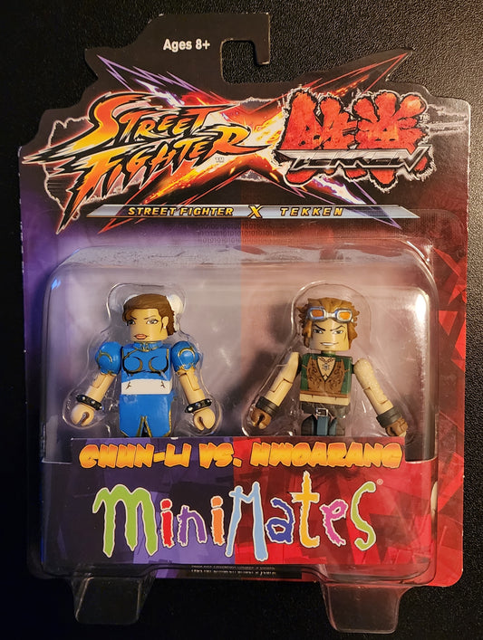 Street Fighter × Tekken MiniMates - Chun-Li and Hwoarang Figures