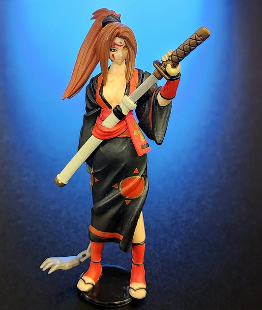 Baiken Guilty Gear X Yujin Gashapon Figure (Black & Red Version)