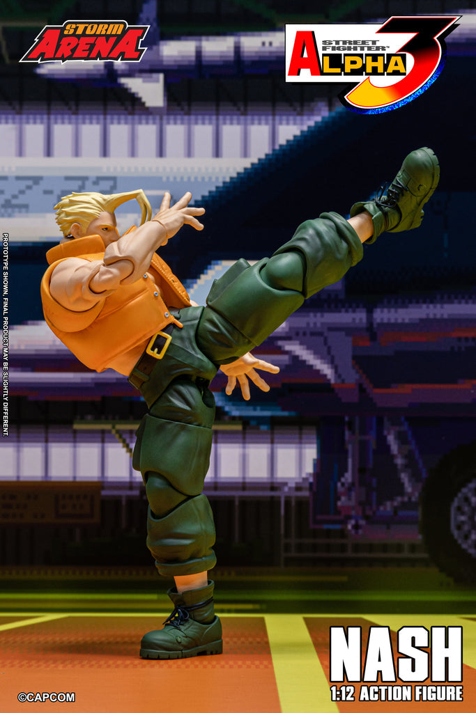 Charlie Nash Street Fighter Alpha 3 Storm Arena Action Figure