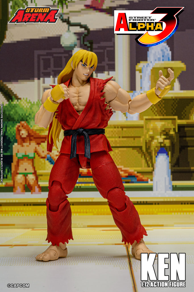 Ken Masters Street Fighter Alpha 3 Storm Collectibles Action Figure