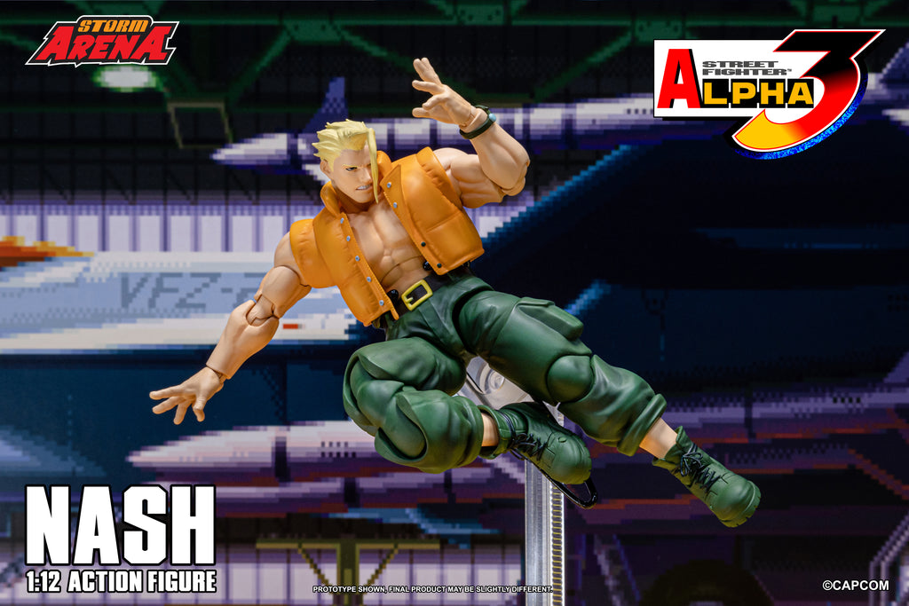 Charlie Nash Street Fighter Alpha 3 Storm Arena Action Figure