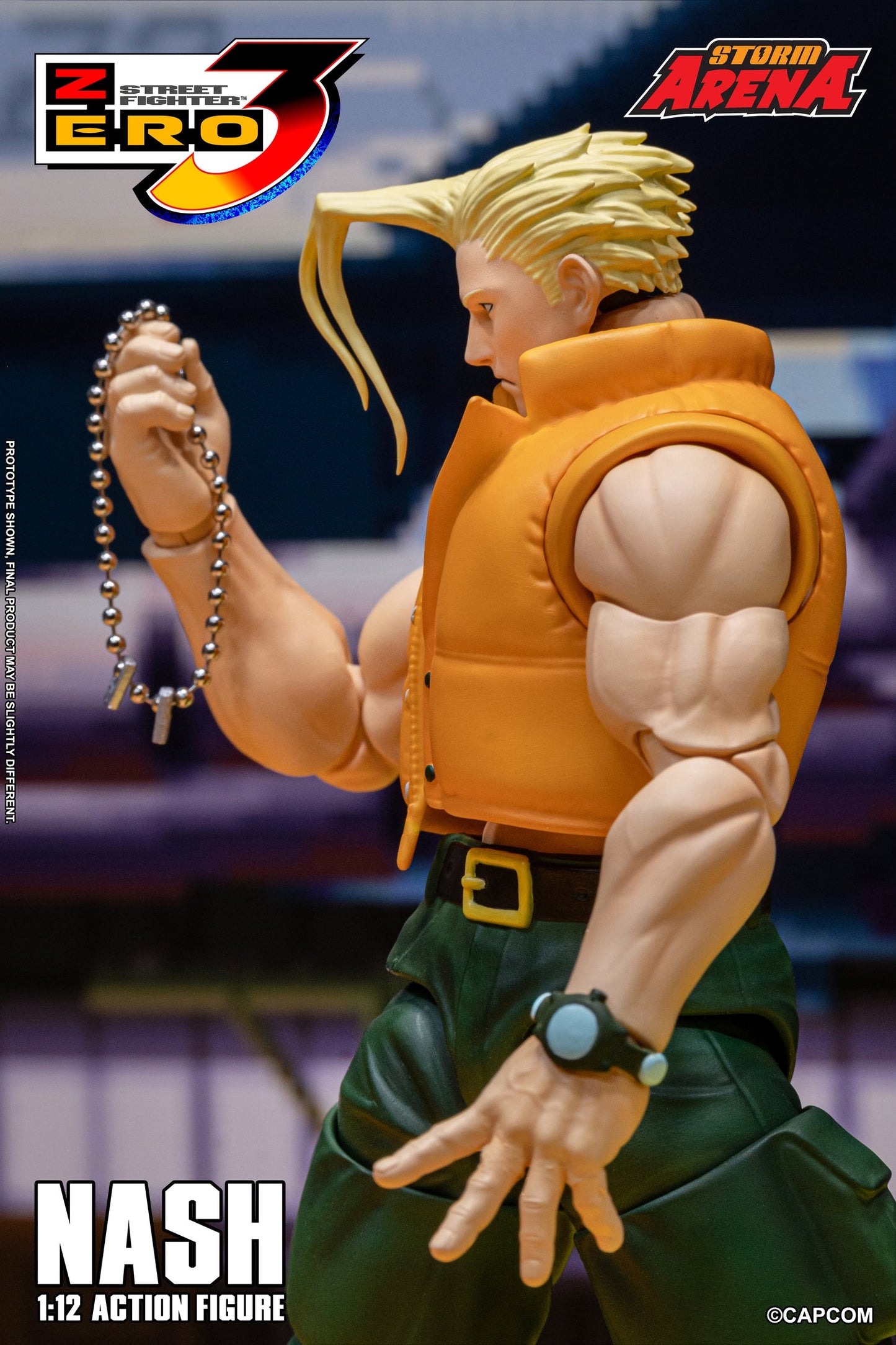 Charlie Nash Street Fighter Alpha 3 Storm Arena Action Figure