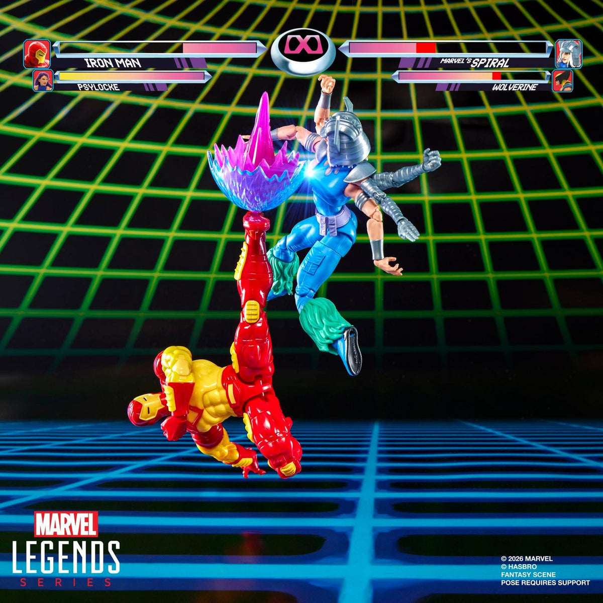 Spiral Vs. Iron Man MVC2 Gamerverse Hasbro Marvel Legends 2-Pack