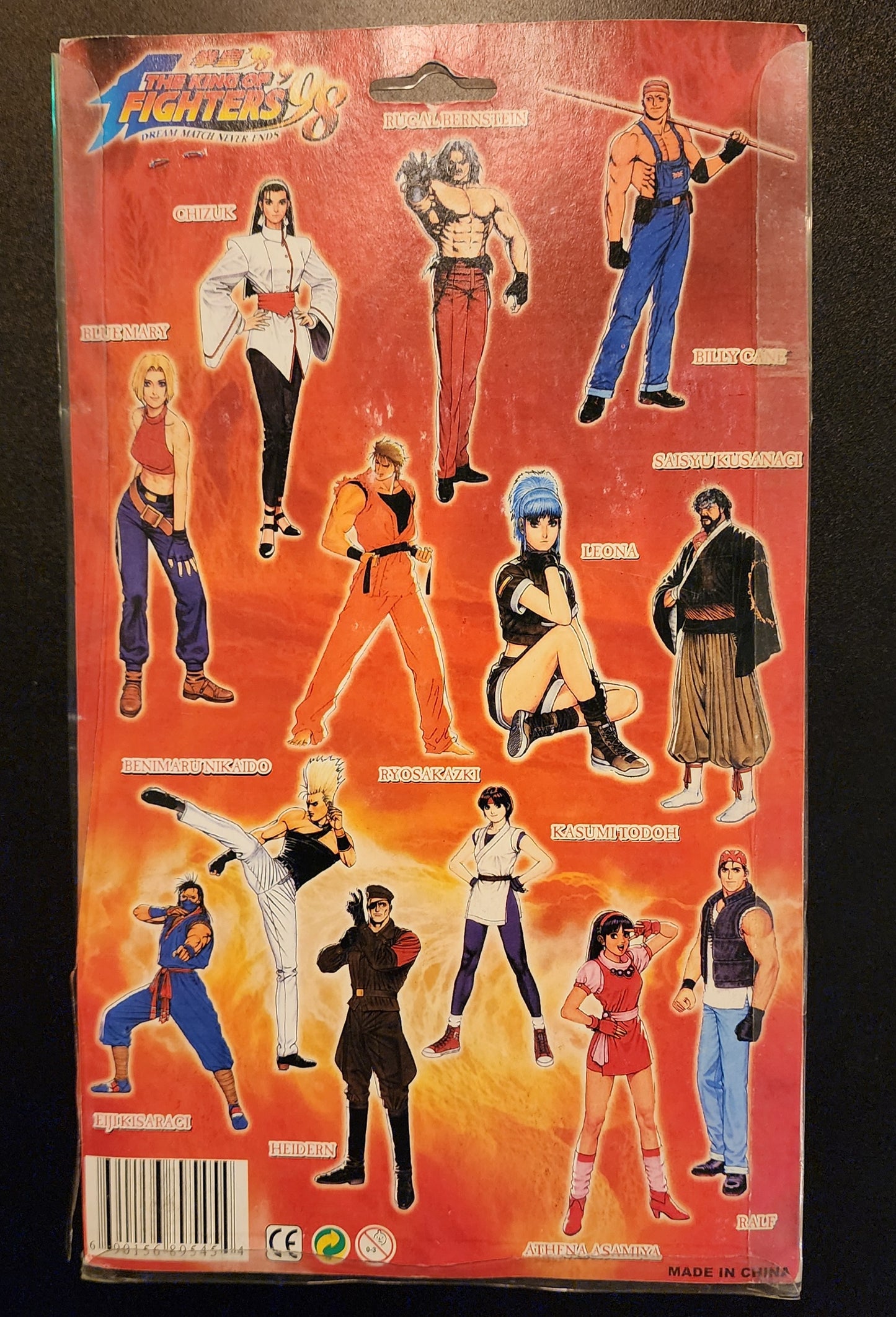Kyo Kusanagi The King of Fighters '98: Dream Match Never Ends Vintage 6" Figure RARE (Sealed)