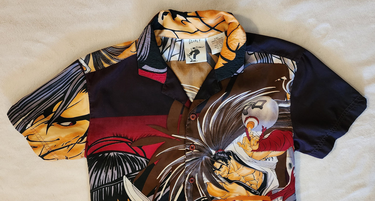 Haohmaru Samurai Spirits RARE Vintage Button Down Shirt (Child Size)