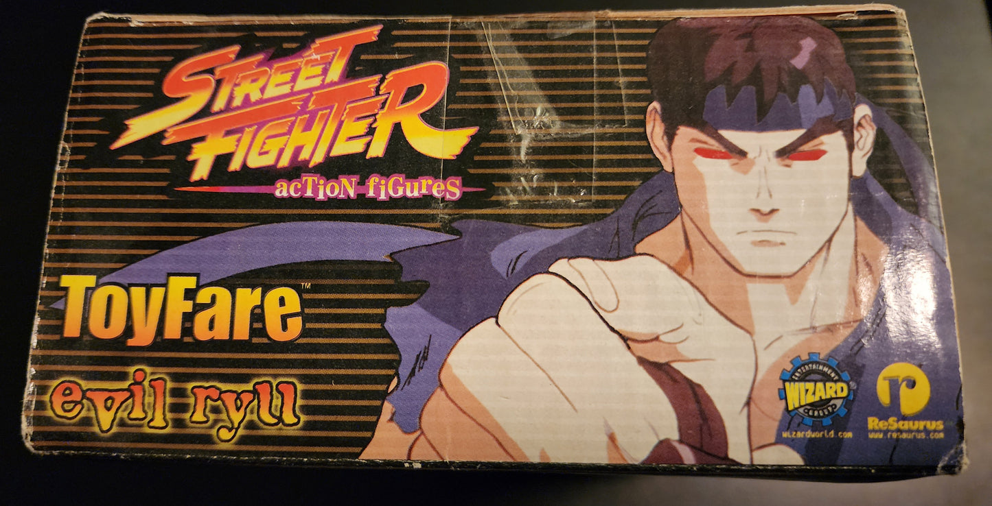 Evil Ryu ToyFare 1999 Exclusive ReSaurus Street Fighter Action Figure (Sealed)