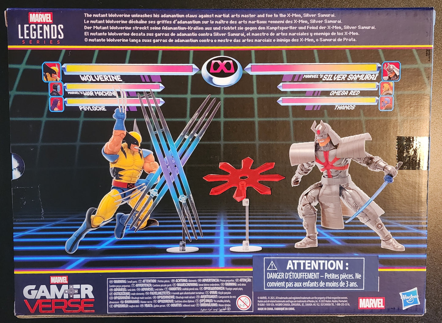 Wolverine Vs. Silver Samurai MVC2 Gamerverse Hasbro Marvel Legends 2-Pack