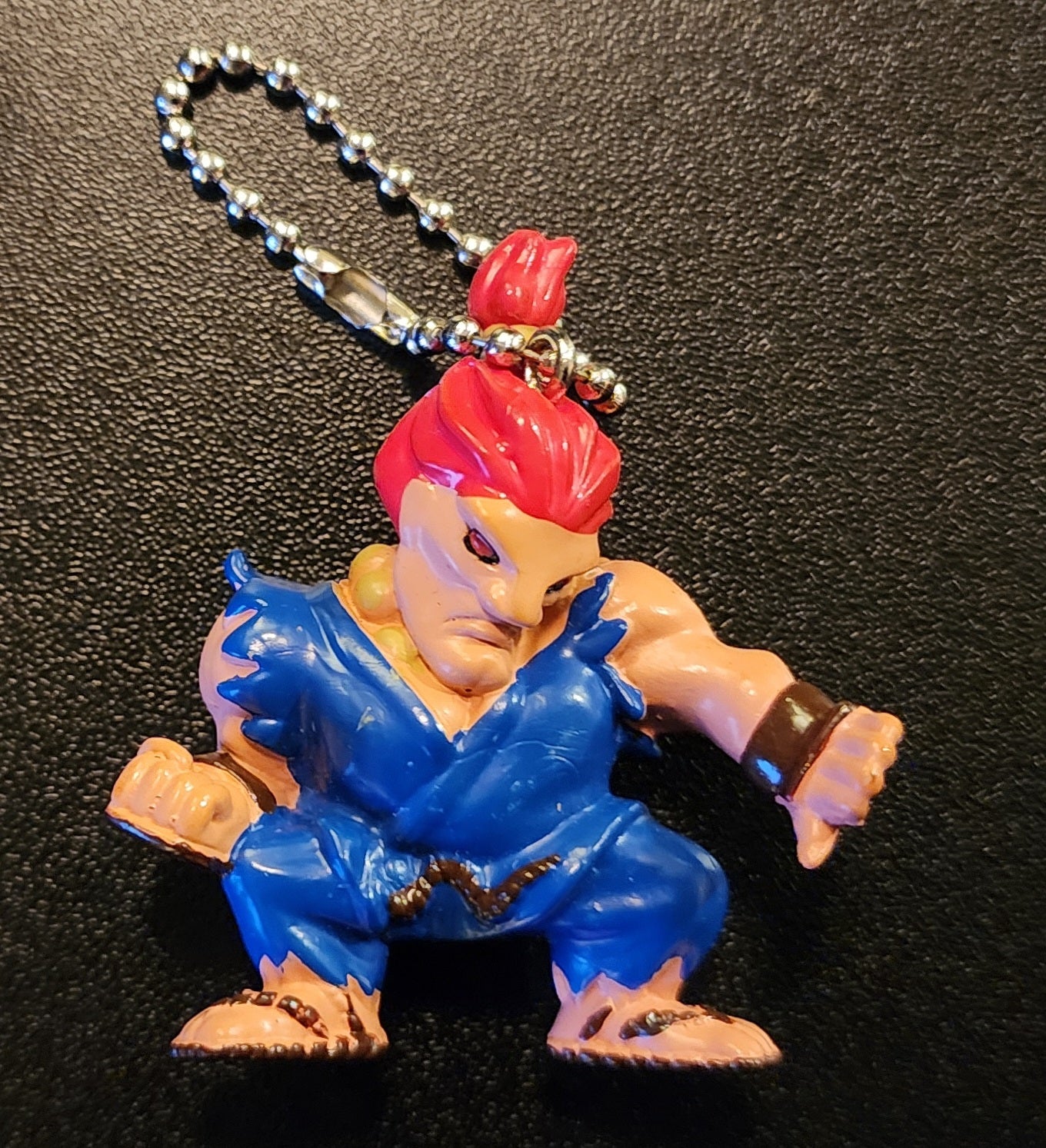 Akuma Street Fighter Alpha Vintage Keychain Figure (with Keychain)