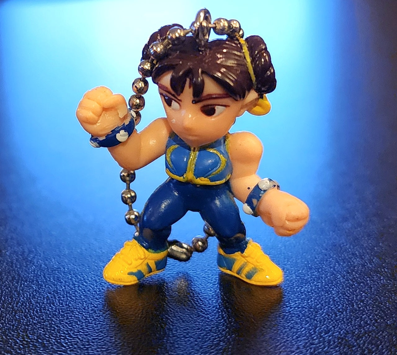 Chun-Li Street Fighter Alpha Vintage Keychain Figure