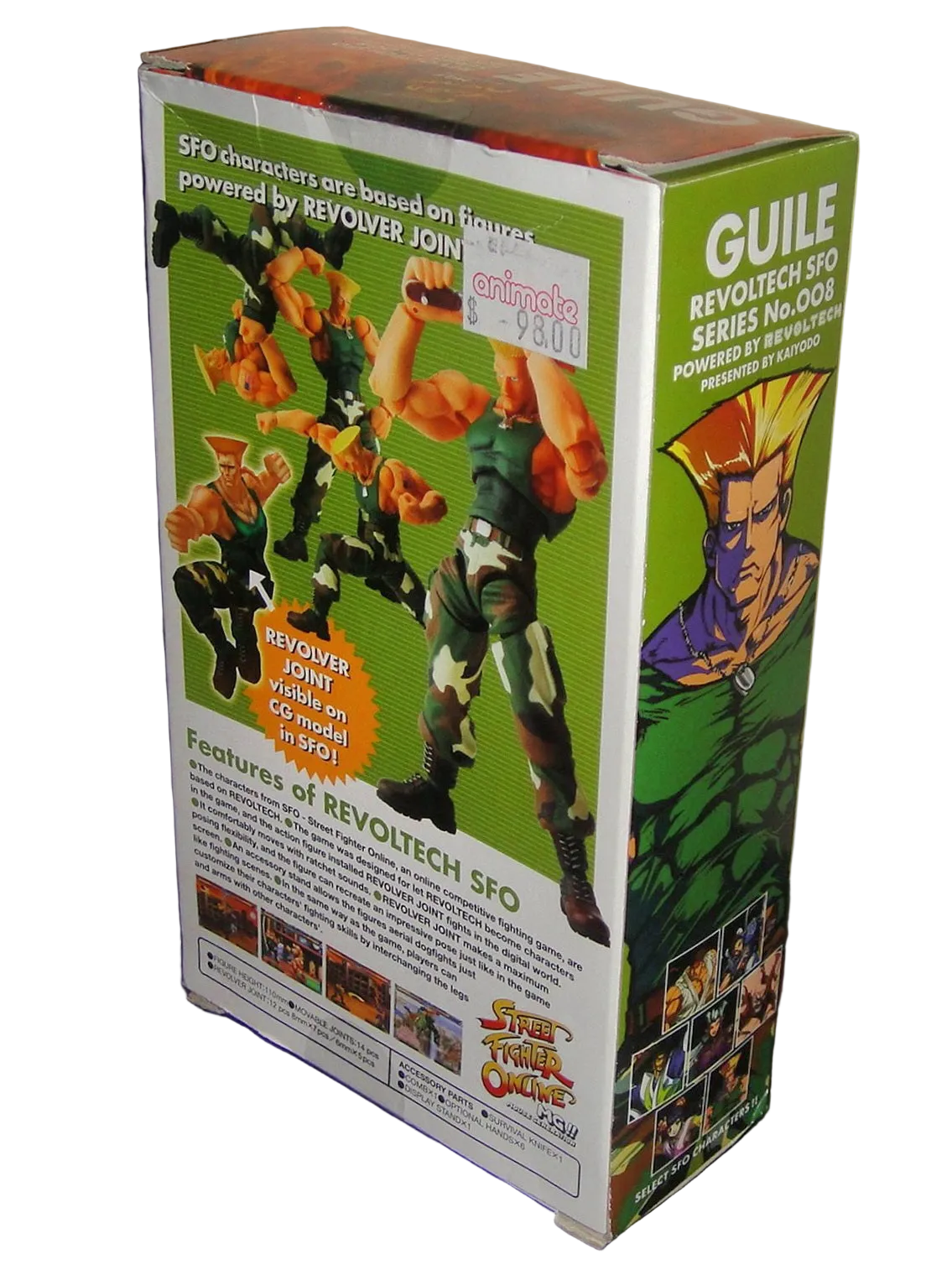 Guile Street Fighter: Mouse Generation Revoltech Figure (Sealed)