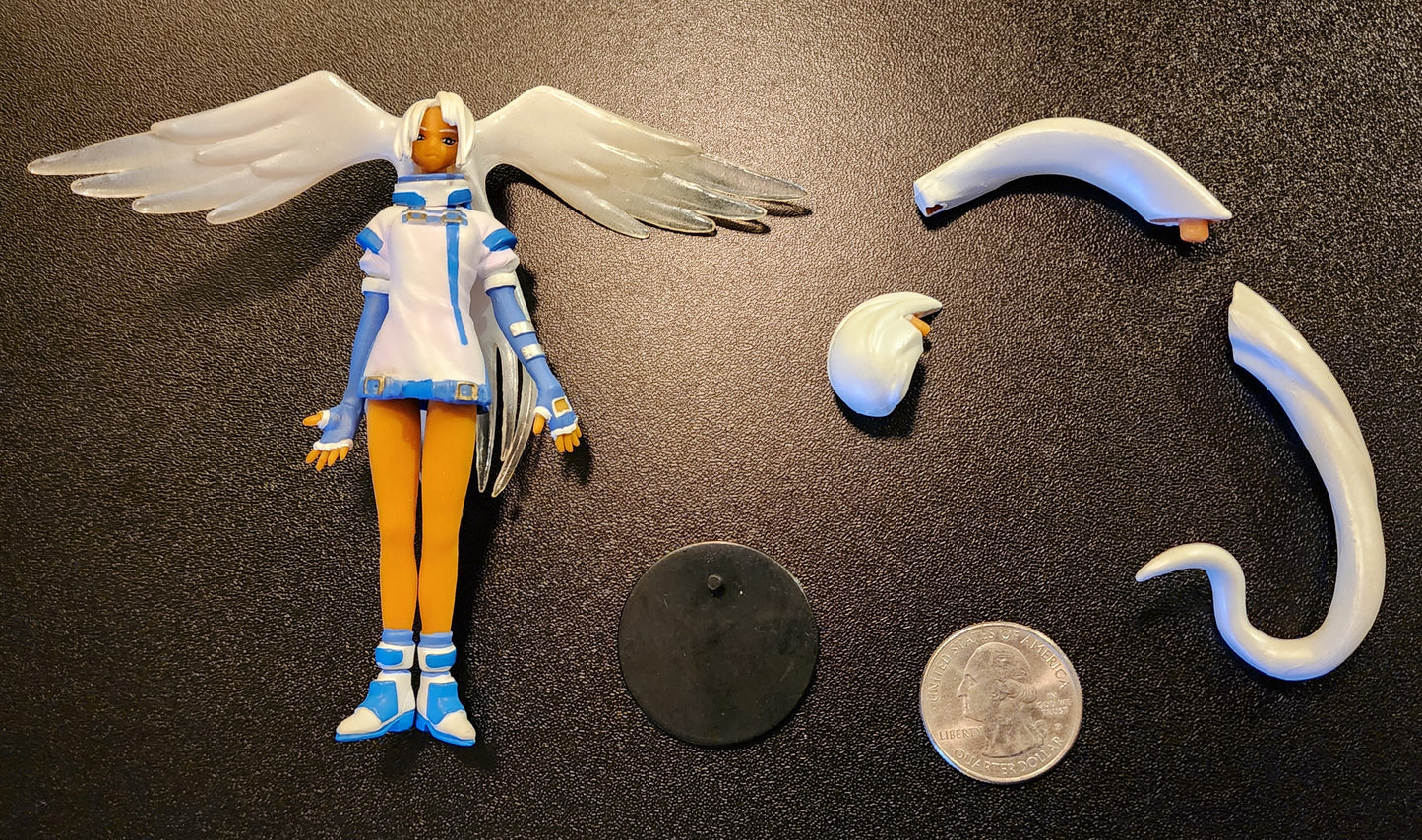 Millia Rage Guilty Gear XX Gashapon Figure (White & Blue Version)