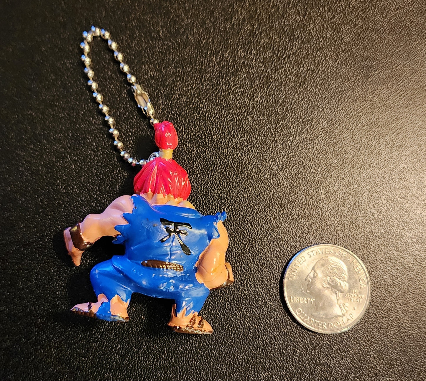 Akuma Street Fighter Alpha Vintage Keychain Figure (with Keychain)