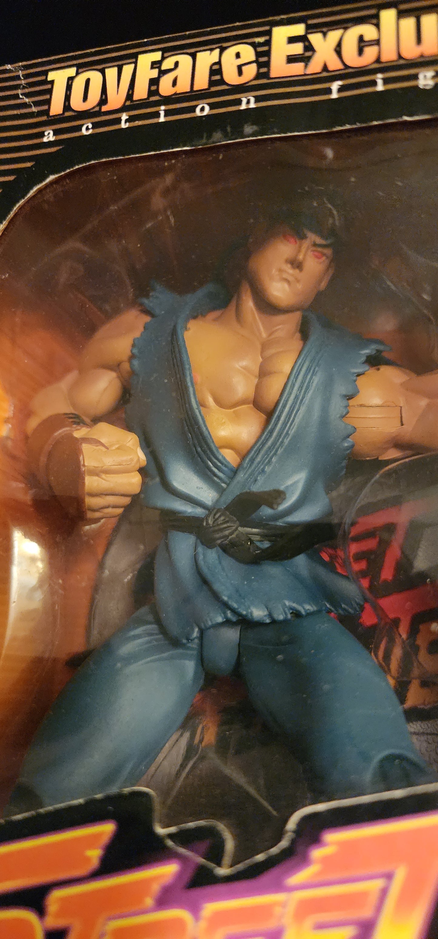 Evil Ryu ToyFare 1999 Exclusive ReSaurus Street Fighter Action Figure (Sealed)