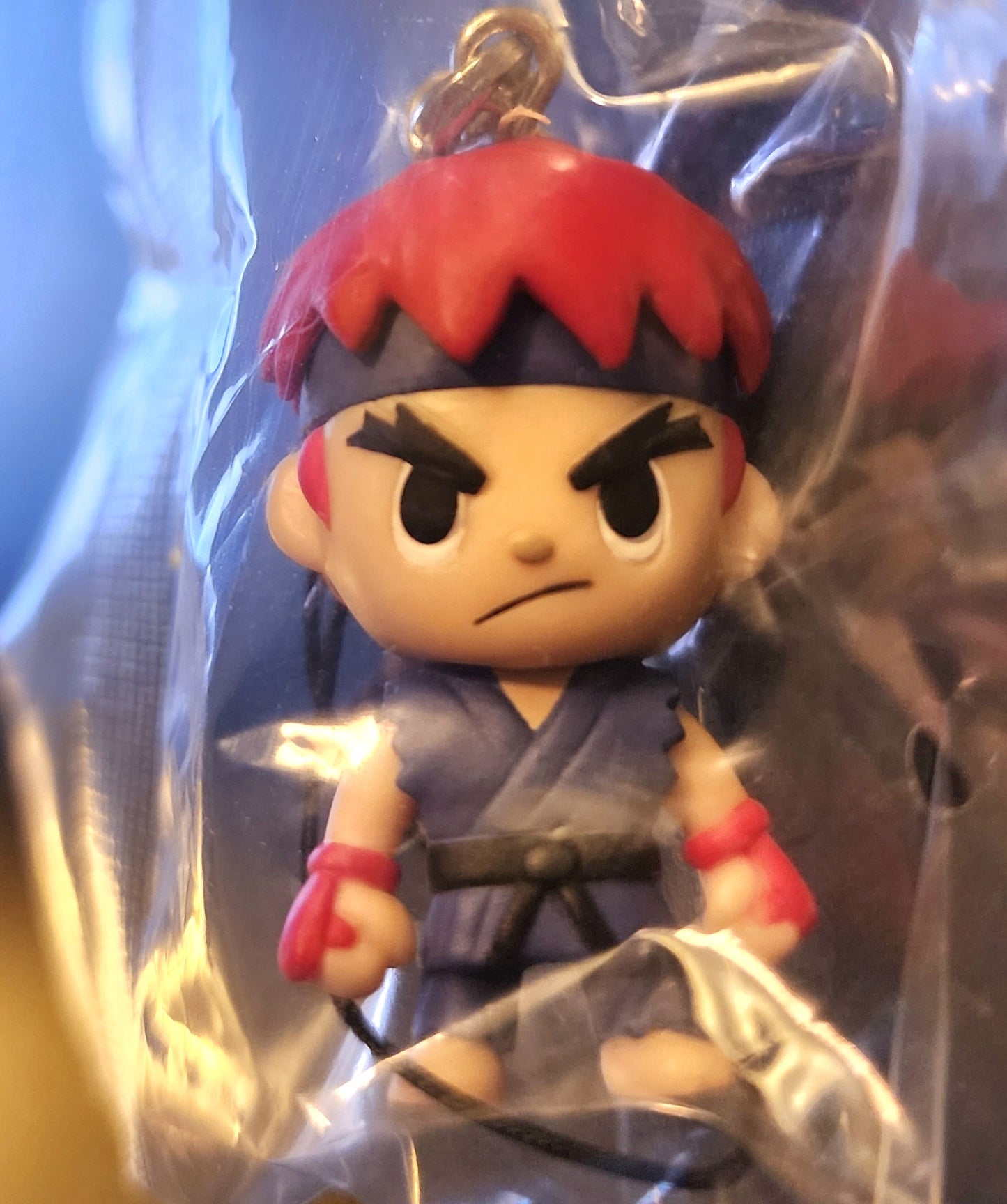 Ryu Starget Street Fighter Strap Charm Figure (2P Color)