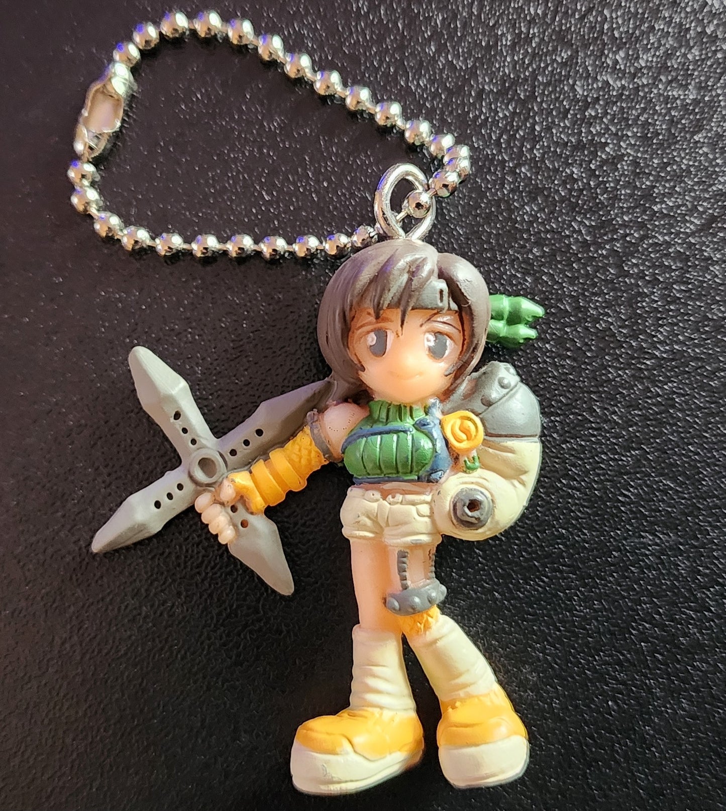 Yuffie Final Fantasy 7 Vintage Bandai Keychain Figure
