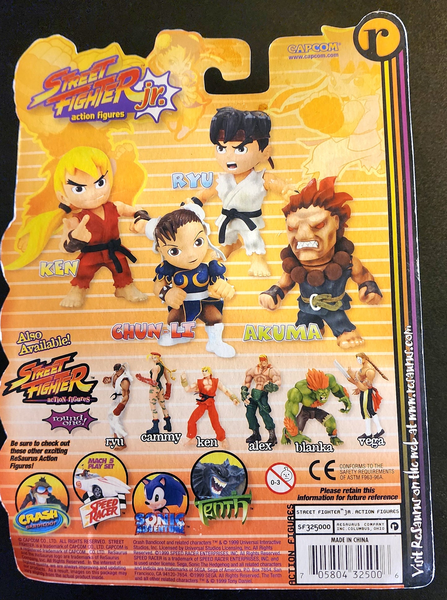 Chun-Li Street Fighter Jr. ReSaurus Round 1 (Sealed)