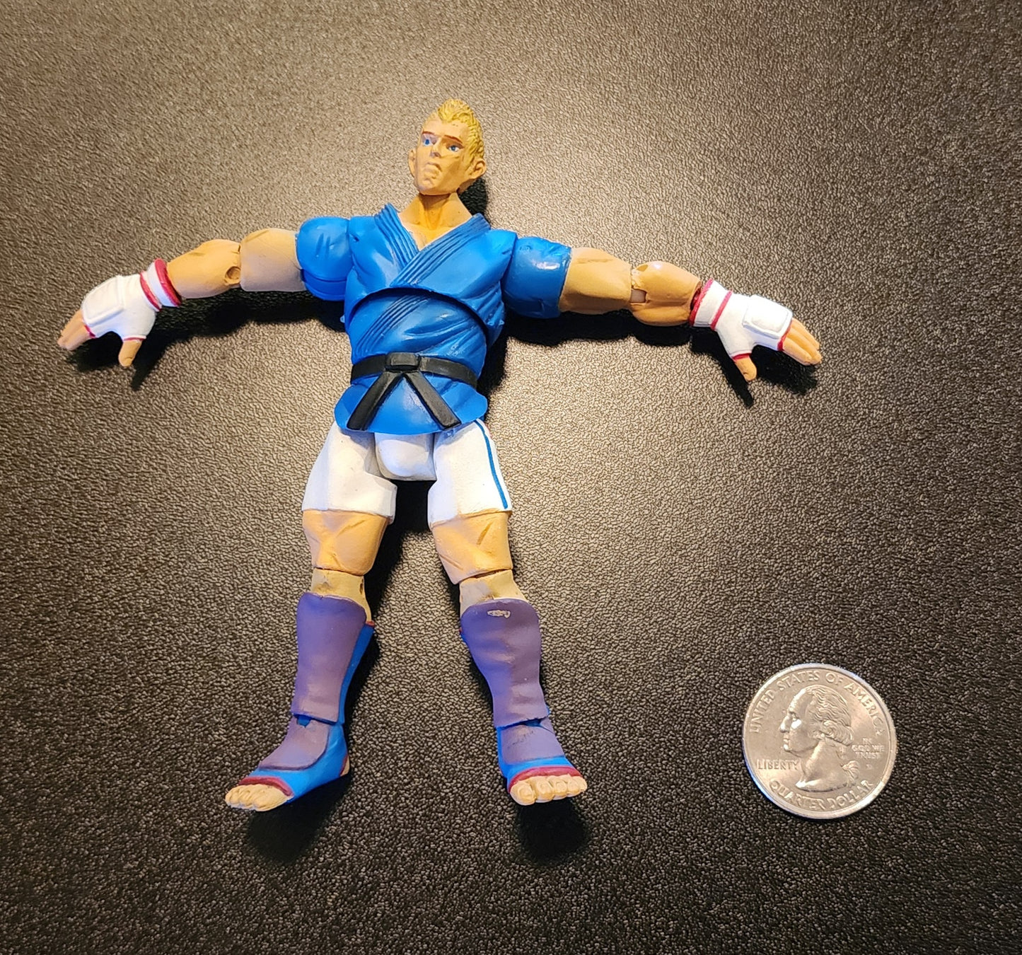 Abel Street Fighter IV Jazwares Action Figure RARE