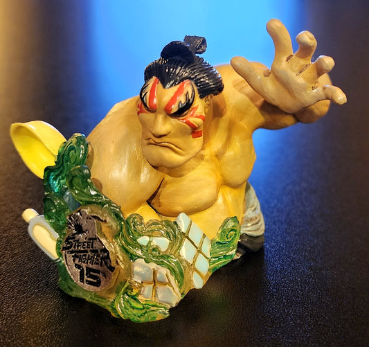 E. Honda Street Fighter 15th Anniversary Mini Bust Figure by FiguAx