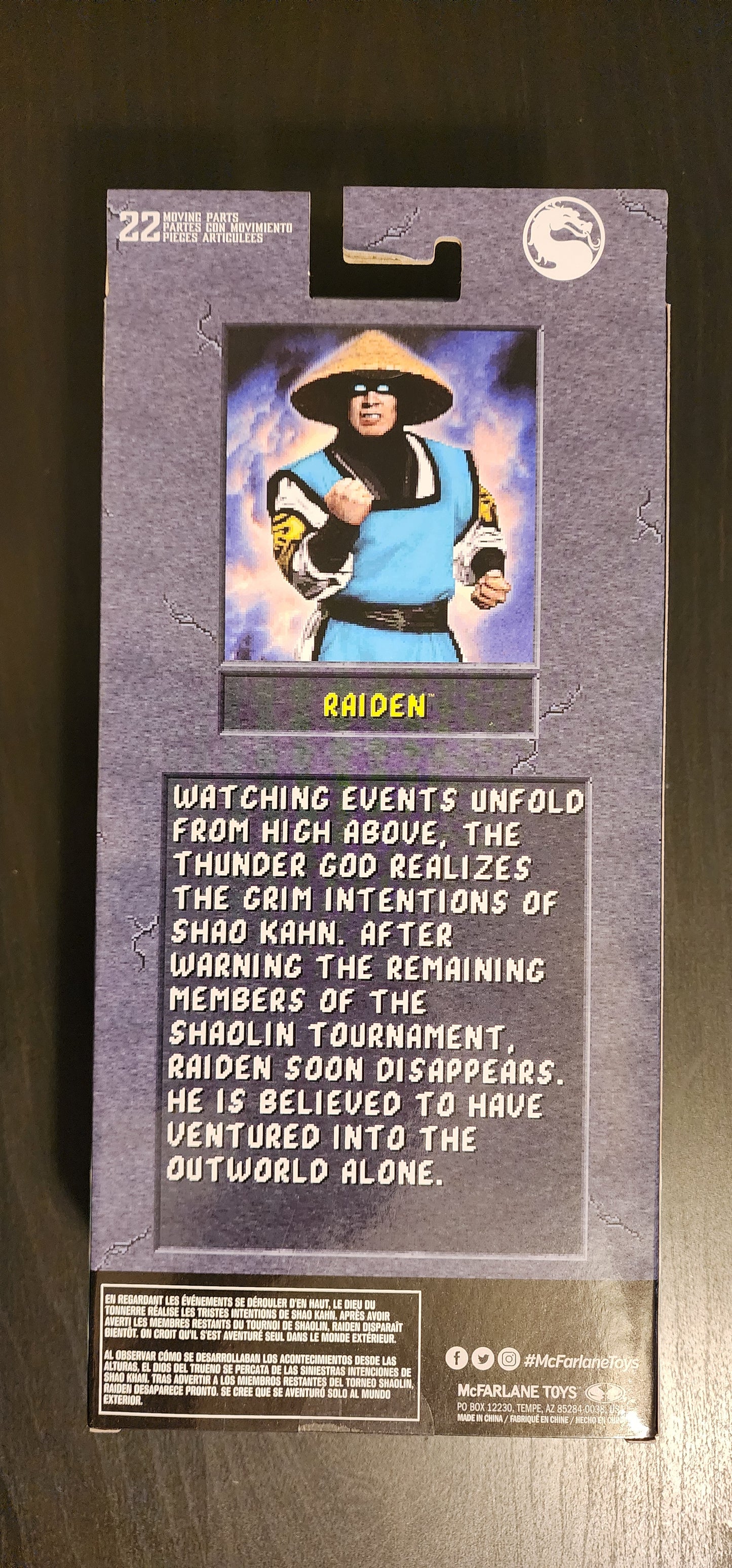 Raiden Mortal Kombat Klassic McFarlane 2025 Action Figure