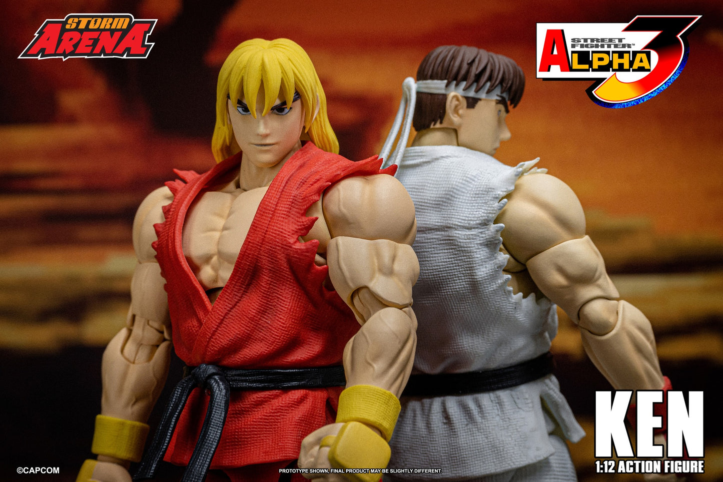 Ken Masters Street Fighter Alpha 3 Storm Collectibles Action Figure