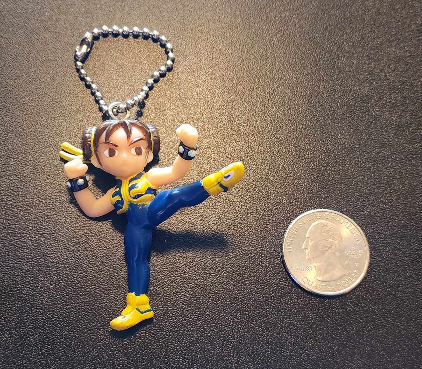 Chun-Li Street Fighter Alpha Bandai Vintage Keychain Figure