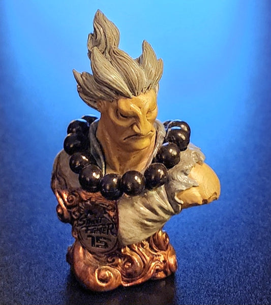 Akuma Street Fighter 15th Anniversary Mini Bust Figure (Gray Version)