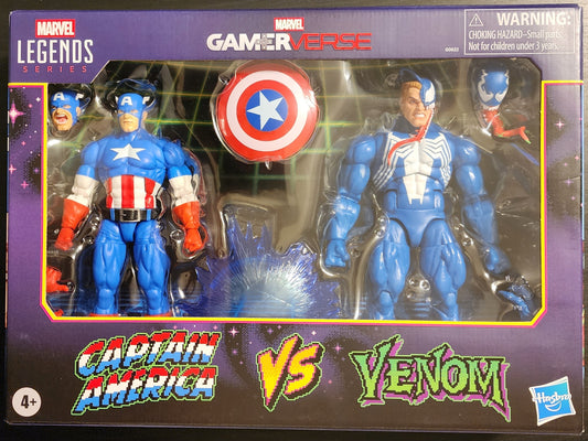 Captain America Vs. Venom MVC2 Gamerverse Hasbro Marvel Legends 2-Pack